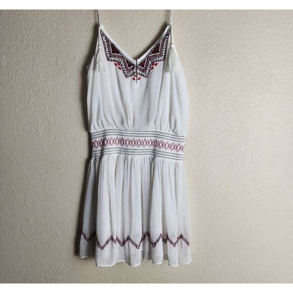 Free People Penny Georgette Love Bird Boho Dress, Medium - Picture 4 of 12